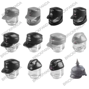 Figurines de soldat de l’armée allemande de la Seconde Guerre mondiale Blocs de construction pour casquette de montagne M43 Infanterie allemande de la Première Guerre mondiale M1915 casque Pickelhaube Briques blocs jouets 10 meilleures ventes LEGO soldat allemand de la Seconde Guerre mondiale - No 10