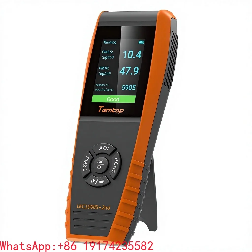 China Air Quality Monitor PM2.5 PM10 Formaldehyde Temperature Humidity TVOC AQI Indoor/Outdoor Air Pollution Detection