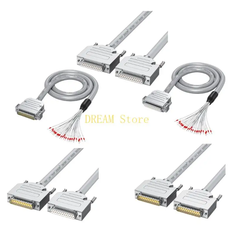 DB25 RS232 Cable Male to Female Simple Cord Industrial Straight Through best sale