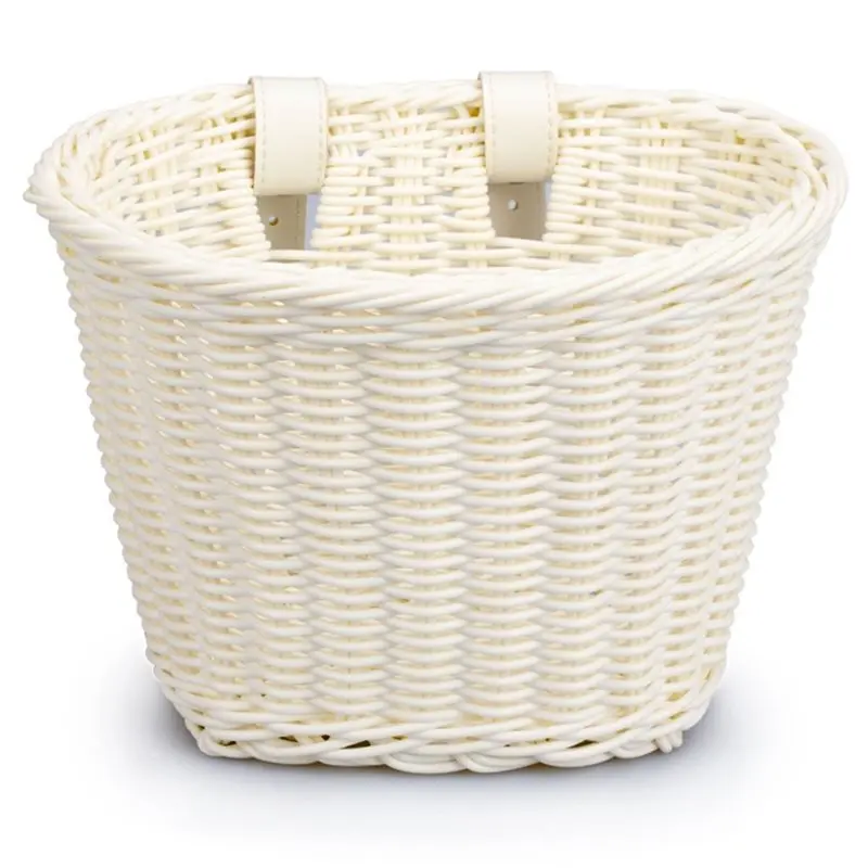 

【BIG SALE】Waterproof Hand Woven Front Handlebar Basket Multifunction Bicycle For Kids Children Bike Accessories
