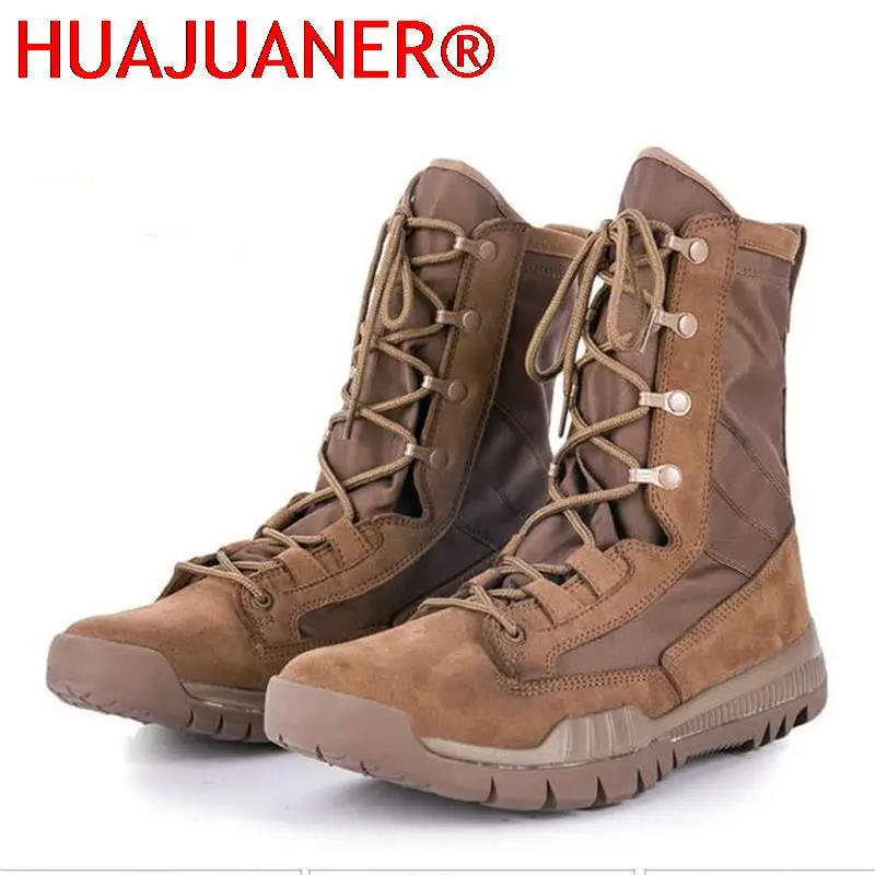 

Мужские легкие тактические ботинки для спецназа, дышащие пустынные ботинки, унисекс, рабочая обувь