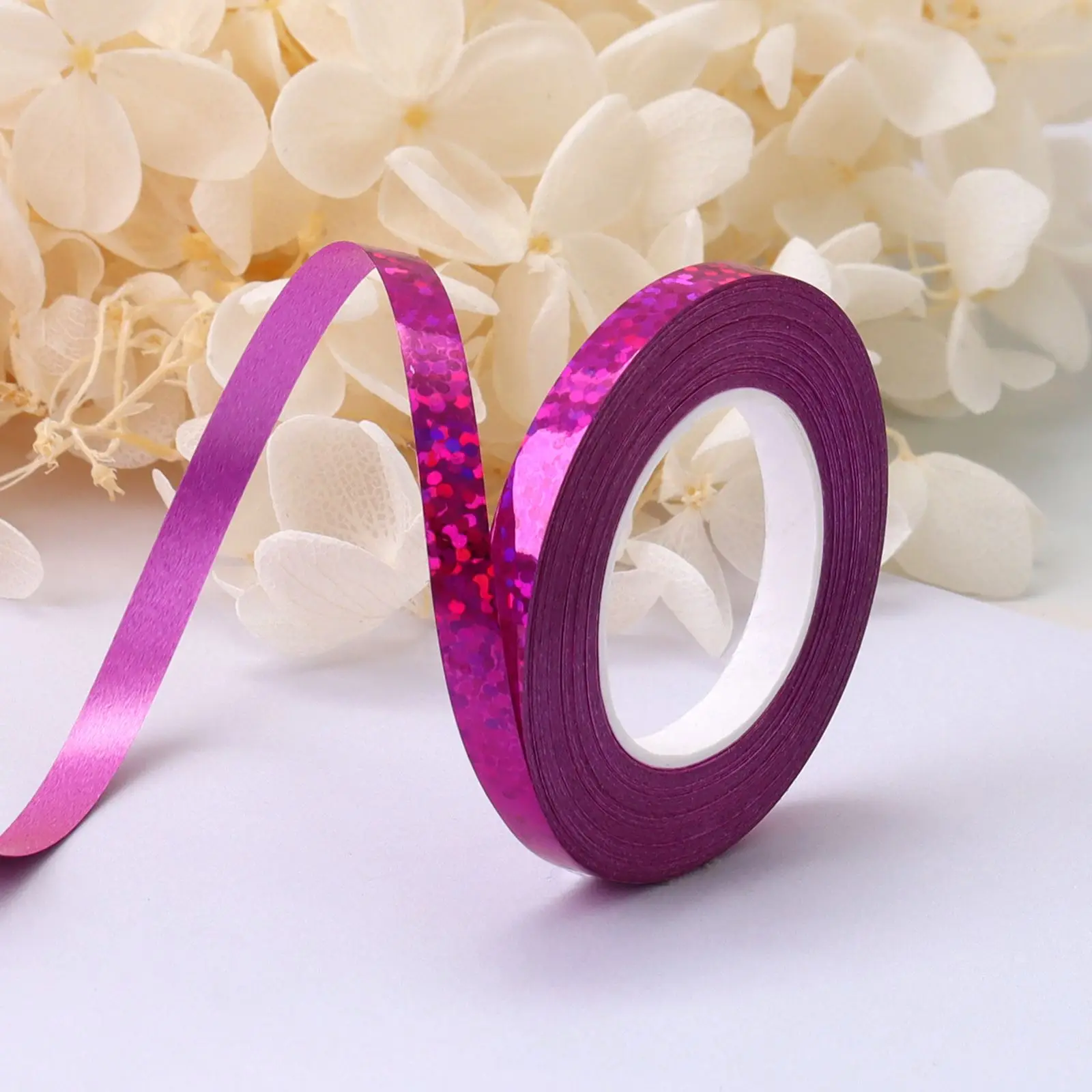 10 Meter/Rollen 5 mm Ballonband, Party, Geburtstag, Hochzeit, Zubehör, Laser-Ballonkette, Satinbänder, Basteln, DIY, Party-Dekoration