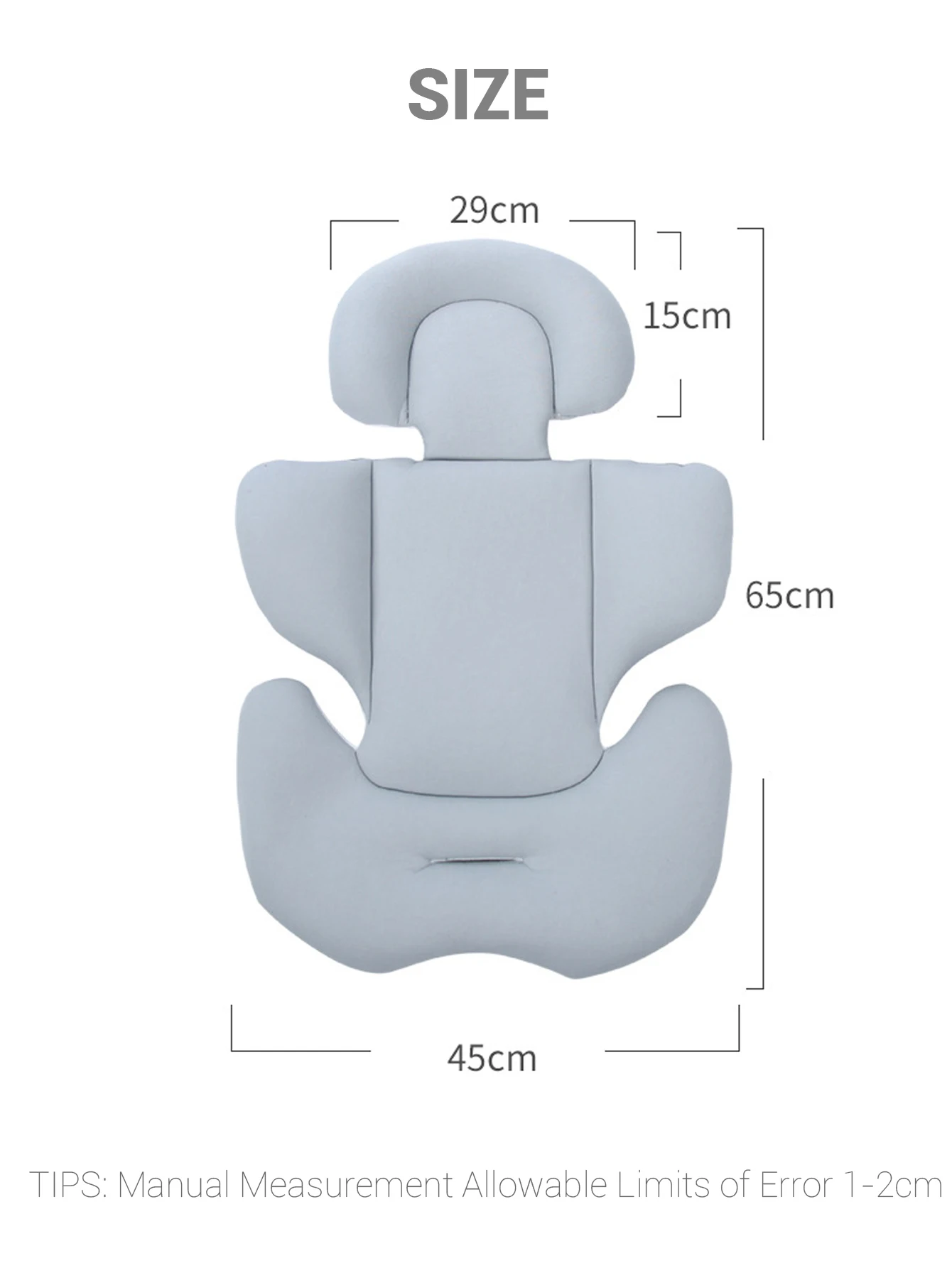 Baby Stroller Seat Cushion Pad for Car Puchair Liner Mat Thicken Cotton Breathable Cart Mattress Infant Newborn Pram Accessories