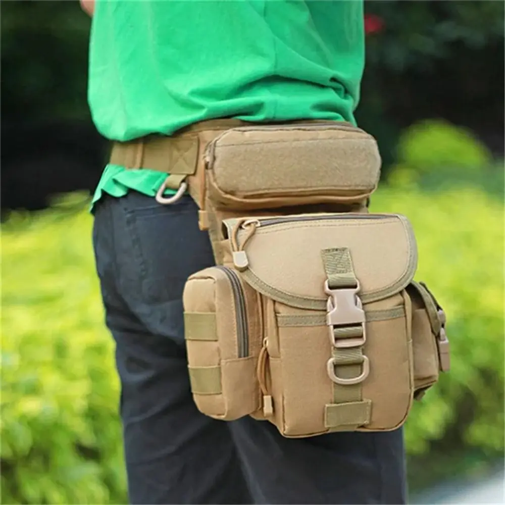 

Large Capacity Outdoor Drop Leg Bag Adjustable D-shaped Buckle Hiking Waist Pack Waterproof Removable Leg Strap Bike Cycling Bag