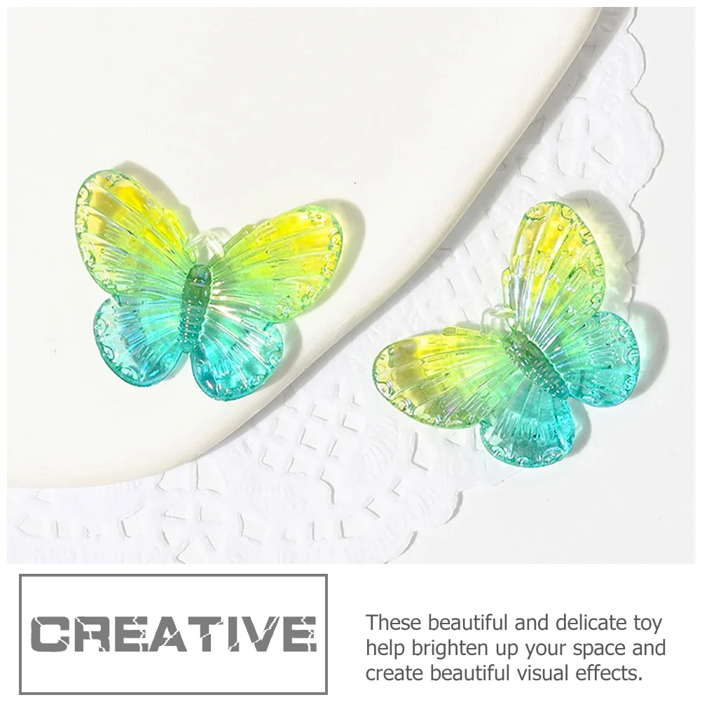 30 ชิ้น ผีเสื้ออะคริลิค เรซิ่น อุปกรณ์ตกแต่ง งานประณีต สำหรับงานปาร์ตี้วันหยุด ตกแต่งโต๊ะทำงาน ตกแต่งห้อง งานฝีมือ DIY งานเทศกาล