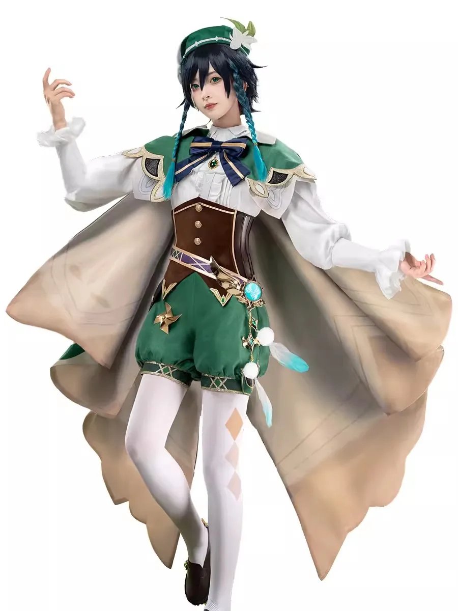 

Cos-Mart Game Genshin Impact Venti Cosplay Costume Cute Battle Suits Unisex Activity Party Role Play Clothing S-XXL