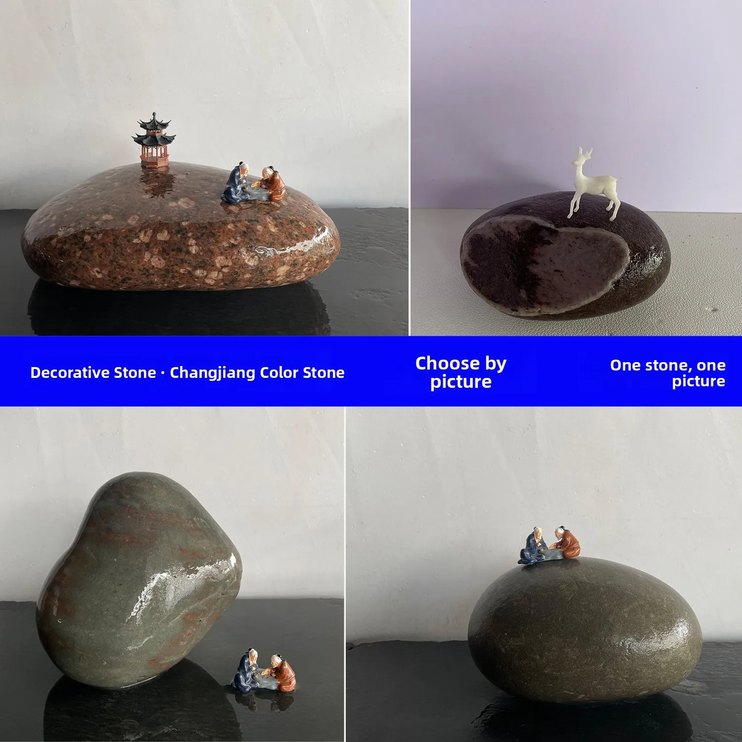 

Natural Yangtze River Rock Pebbles Fish Tank Landscape Stones Stream Rocks Stones Turtle Sunbathing Platform Stones