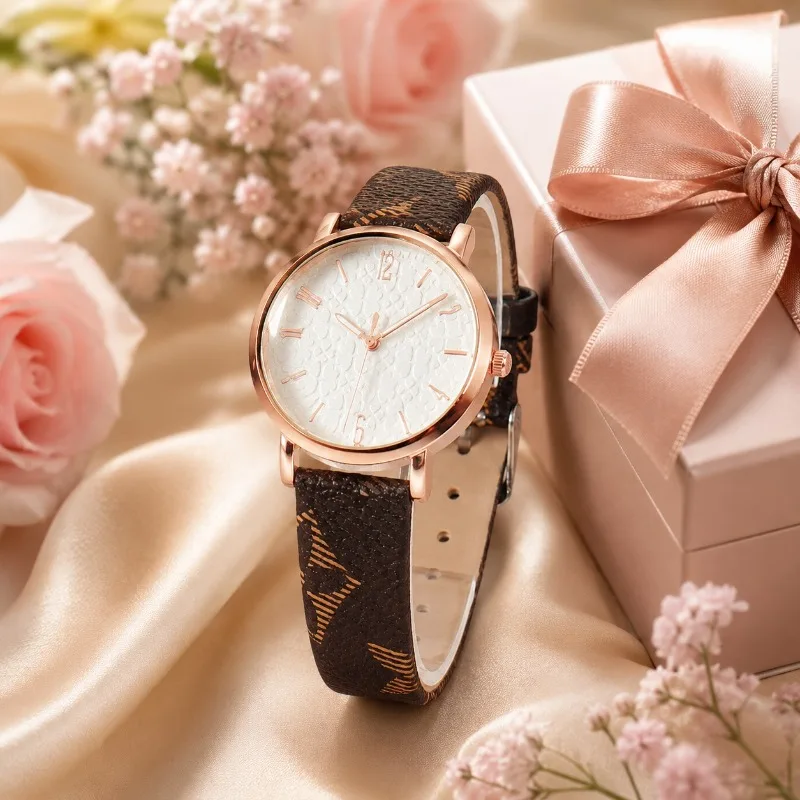 New Women's Watch Fashion Small Dial Analog Quartz Watches for Woman Casual Leather Band Ladies Wristwatches Clock Gift Reloj