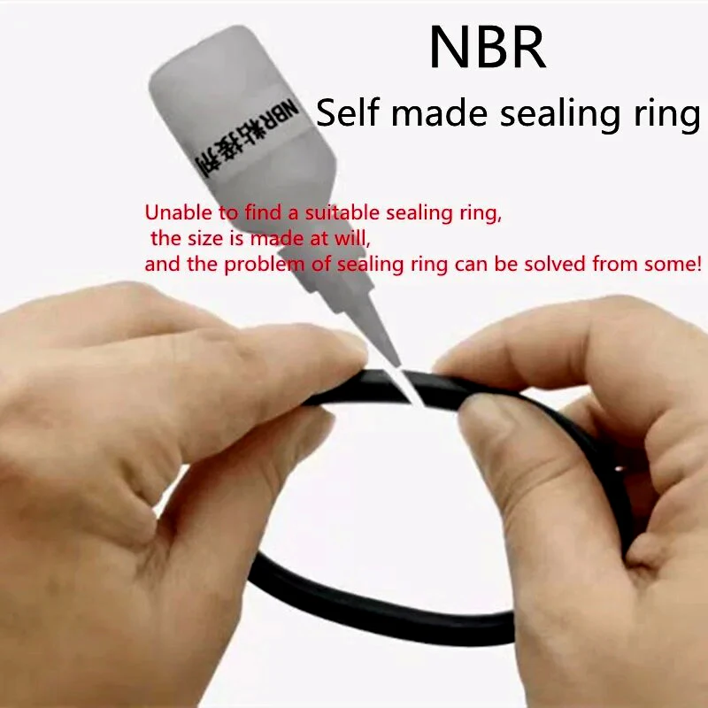 1/5/10M NBR Black Rubber Strip Seal OD 1~30mm High Temperature Oil Resistant Nitrile Sealing Rope Solid High-Quality Round Strip