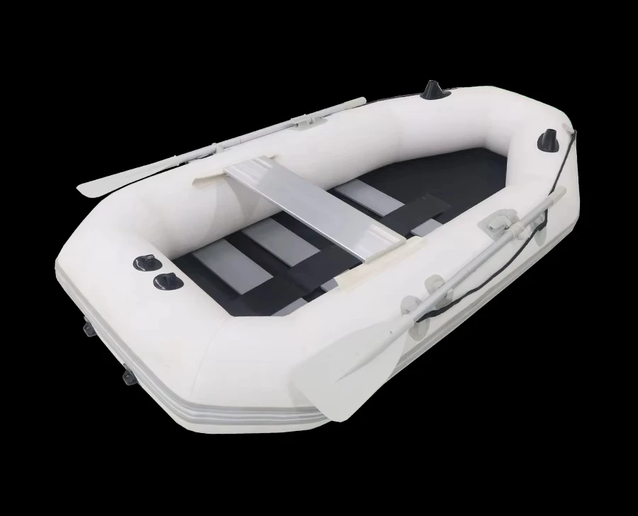 

Folding Inflatable Boat Pvc Material Inflatable Fishing Boat for Rivers and Lakes