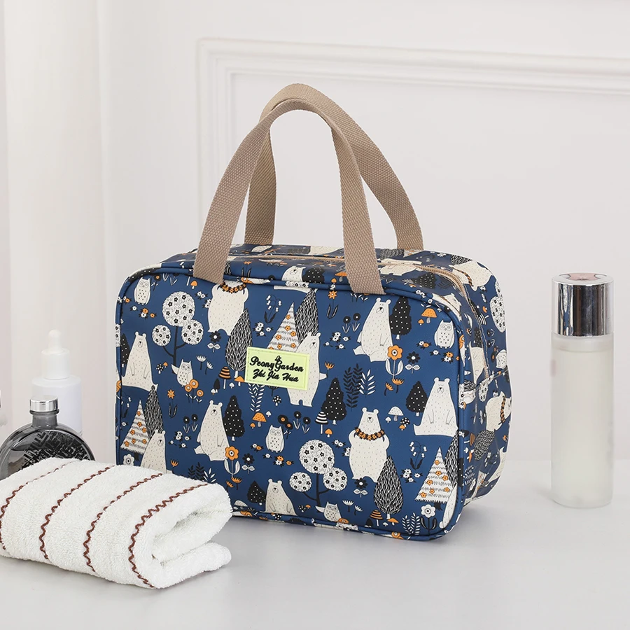 New model portable toiletry bag - perfect for travel and outdoor use, featuring a large capacity storage bag for bathing.
