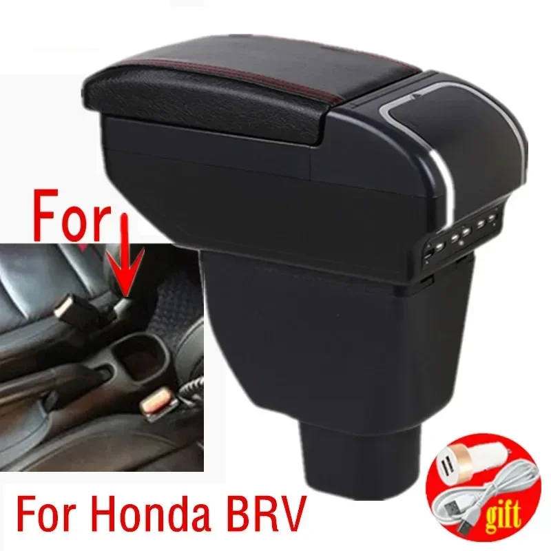 

central armrest box For Honda BR-V Armrest box For Honda BRV Car Armrest box central Storage box Dedicated Retrofit parts