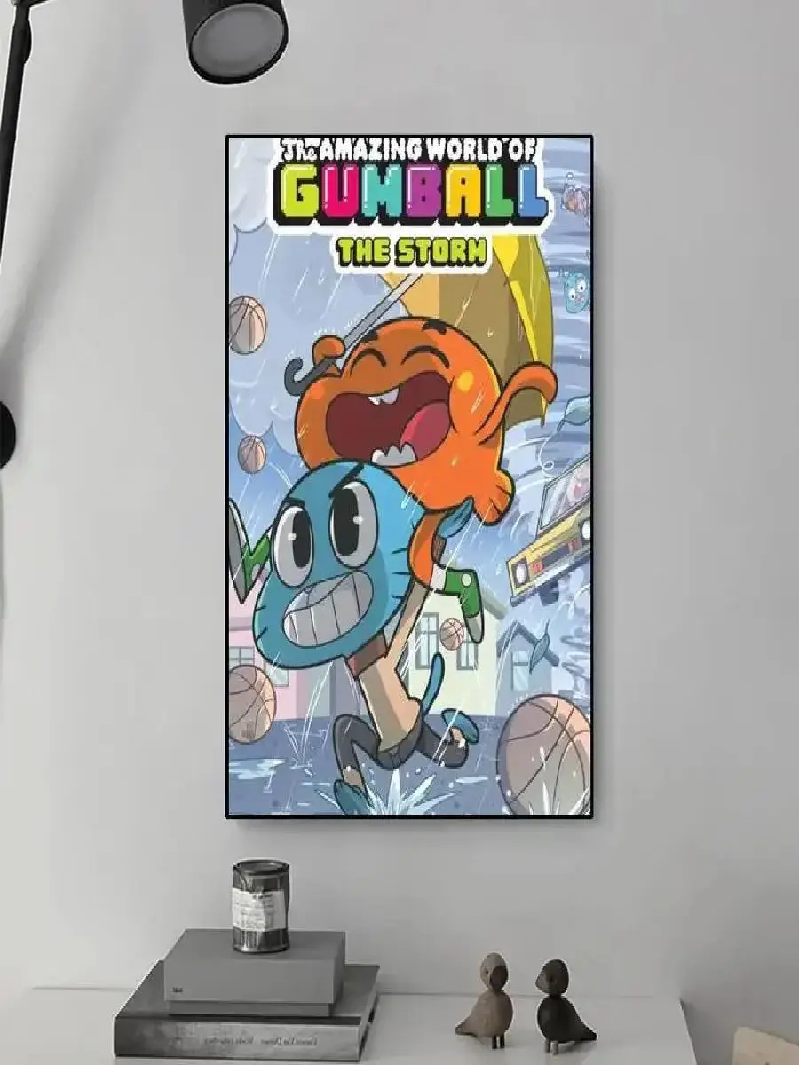 The Amazing World of Gumball HD Canvas Poster | Personalized Cartoon Wall Art Print Decor