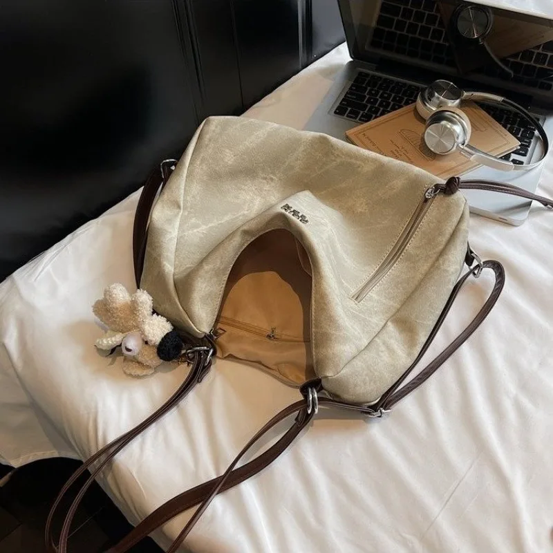 

Exquisite Handmade Leather Messenger Bag Premium Paris Classic Vintage Design Casual Tote Bag Elegant Crossbody Ladies Daily
