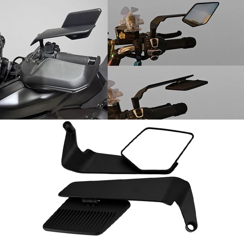 

Rotate Adjustable Motorcycle Side View Mirror For Kawasaki Z1000 Z900 Z650 For BMW For YAMAHA MT07 MT09 Rearview Mirrors Kits