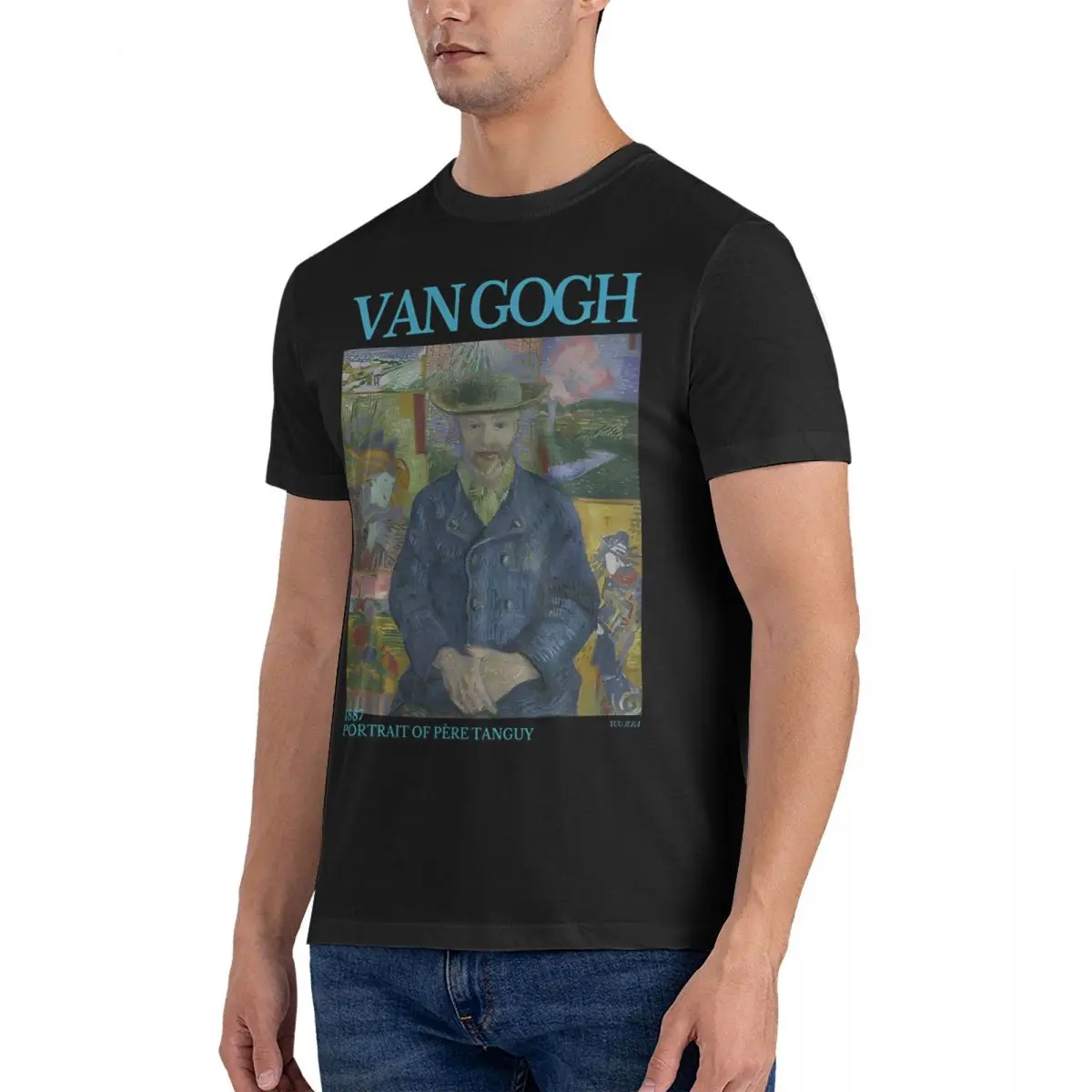 Tanguy Artist Painter T-Shirt for Vincent Van Gogh Casual Cotton Tee Shirt Crew Neck Short Sleeve T Shirt Birthday Gift Clothing