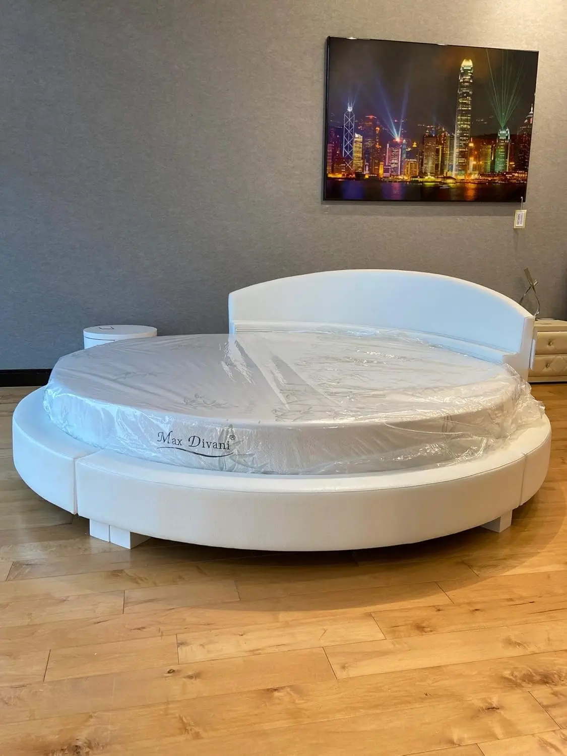 Round Memory Foam Mattress 87""Diameter.