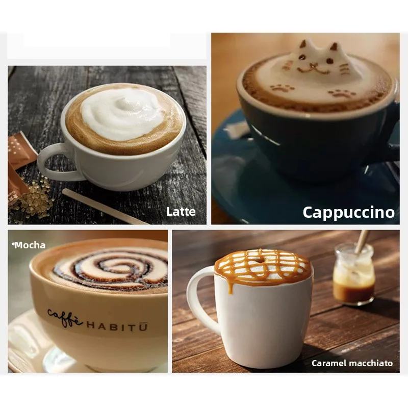 가정용 커피 머신 이탈리아 커피 머신 스팀 밀크 프로더 소형 미니 반자동 사무실용