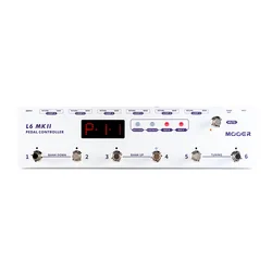 MOOER PCL6 MKII Pedal Controller Programmable Loop Switcher With 6 Loops L6 PL6 Connector LED Display Guitar Parts & Accessories