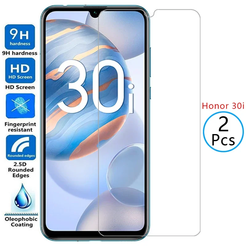 Защитное закаленное стекло для huawei honor 30i, протектор экрана для honor 30i, honor onor 30 i, i30 6,3, Российская версия, фотопленка honer30i