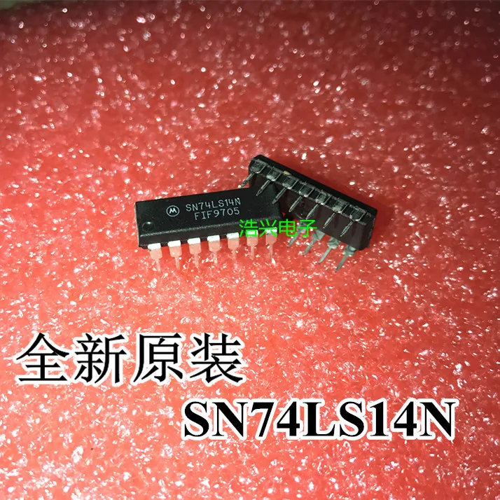 10 stücke orginal neue SN74LS14N 74LS14 HD74LS14P DIP-7 Logic Inverter