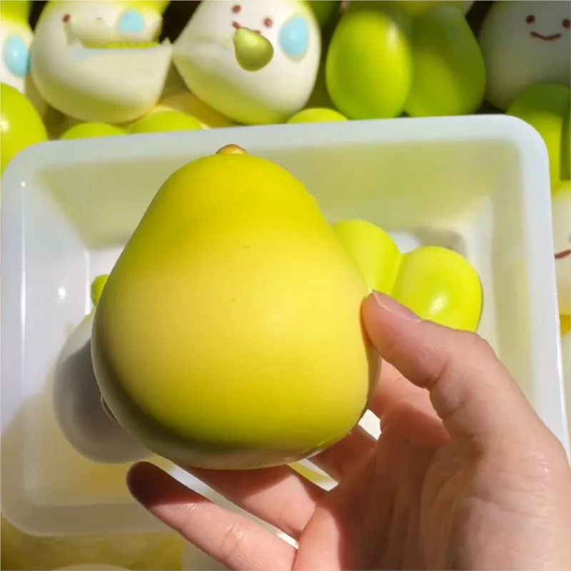 1 قطعة جديد متعة الأناناس ضغط اللعب لينة انتعاش بطيء قرصة الكمثرى ضغط الإجهاد الإغاثة اللعب الضغط لعبة تنفيس الحسية #2