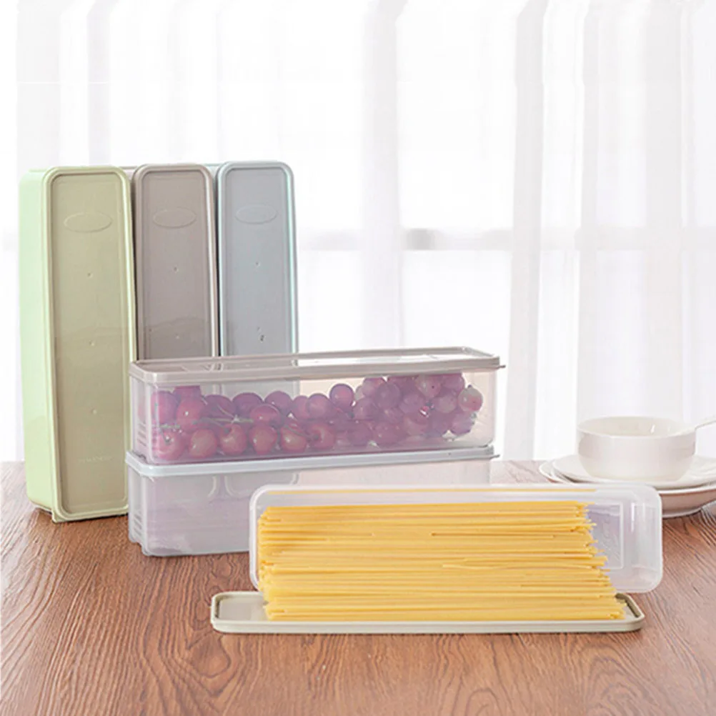 

3pcs Containers Noodle Measuring Leakproof Plastic Boxes Stackable Food Containers For Kitchen Storage Noodle Container Food