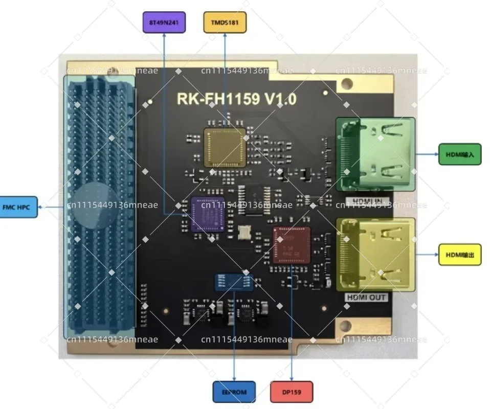 FH1159 FMC HPC Daughter Card 4K HDMI Video Input Output Module For FPGA Main Board