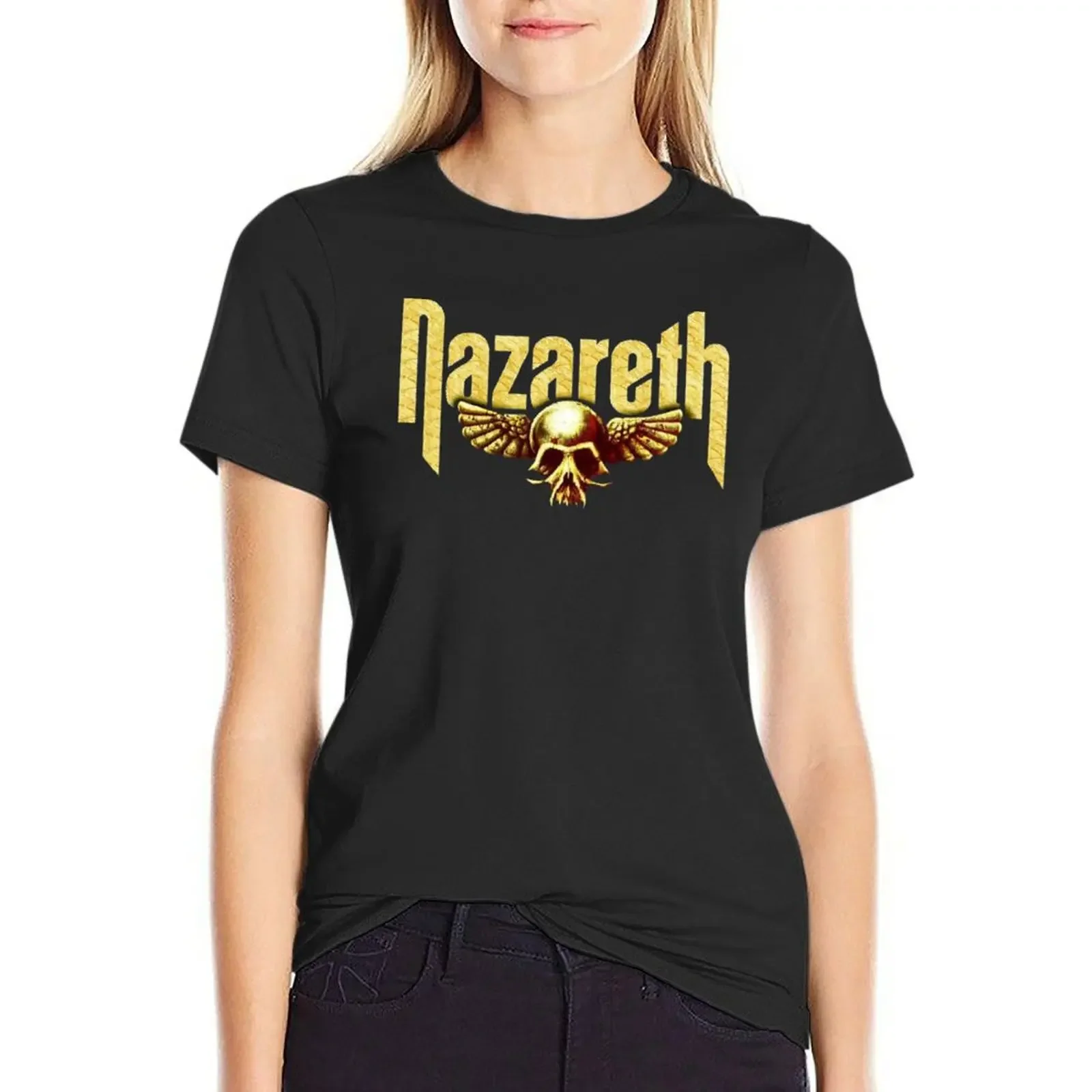 NEW - NAZARETH T-Shirt summer top vintage clothes anime clothes Women's cotton t-shirt