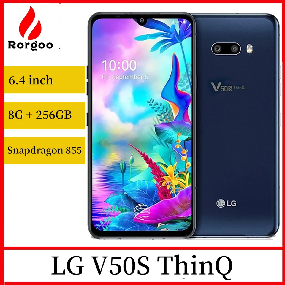 LG V50S 5G Phone 8GB 256GB Black