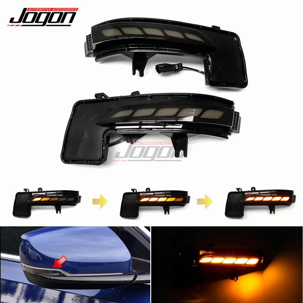 

Dynamic Turn Signal Light For Cadillac CT5 2020-2022 LED Side Mirror Blinker Indicator Sequentia Lam For Cadillac CT6 2016-2020