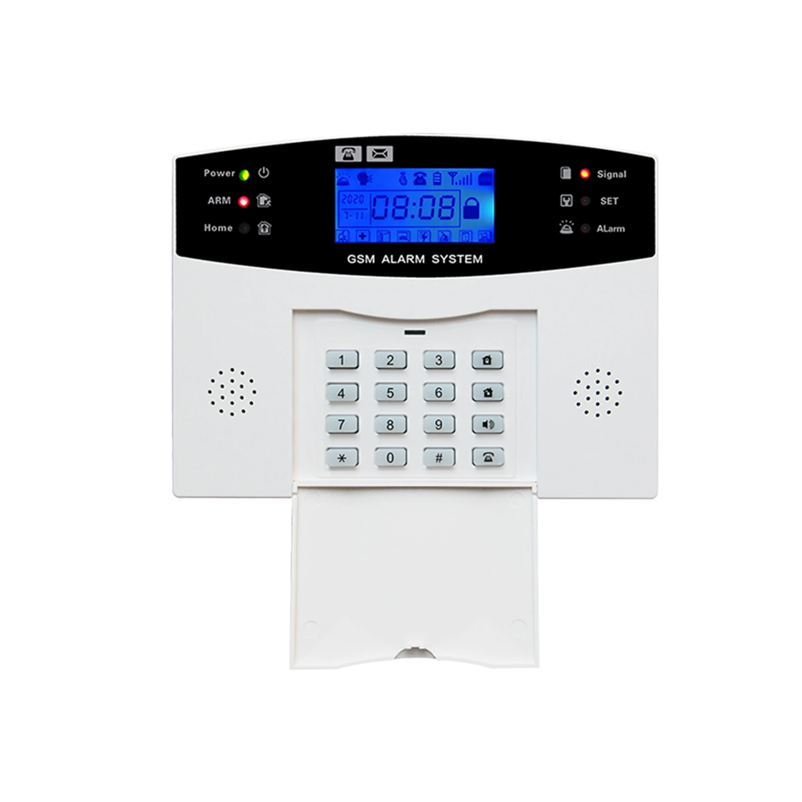 WiFi GSM Alarm System Tuya Smart Home LCD Display Security Alarm Support Two-way Voice