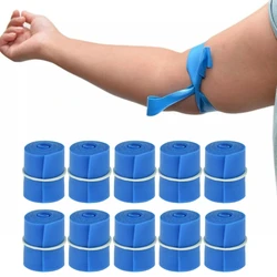 10 Rolls Disposable-Tourniquets Elastic-TPE Tourniquets Latex-Free Tourniquets First-Aid Tourniquets for Outdoor Sports