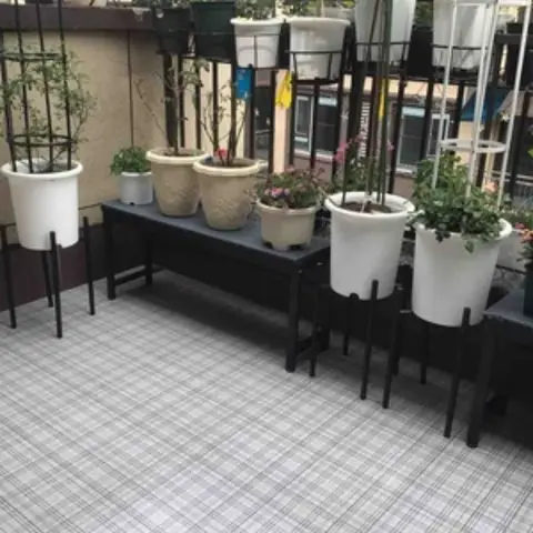 야외 가구 식물 스탠드, 발코니 선반, 녹색 다리미 아트 랙, 간단한 바닥 조명, 럭셔리 플라워 랙 홀더, D411, 40cm