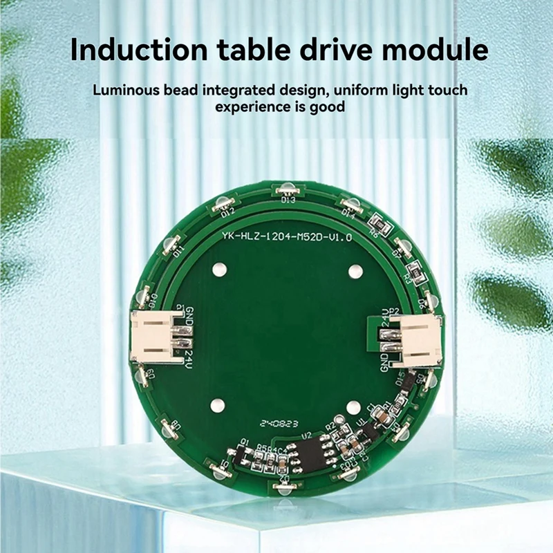 AT02-DC 24V 5A Touch Sensor Module For Making Blue LED Touch Sensitive Smart Epoxy River Table With Cable