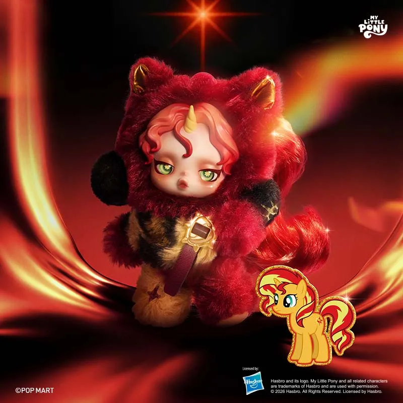 POP MART SKULLPANDA x My Little Pony Serie Blind Box Hangertje Trendy Vinyl Poppen Speelgoed Mystery Box Actiefiguur Verrassing Meisjes Cadeau - afbeelding 1