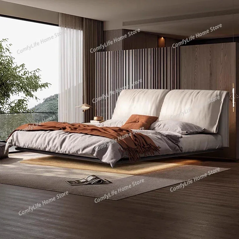 

180x200cm Bed double Headboard frames andbed bases home bedroom furniture princess bed luxury king sizebed lit king size modern