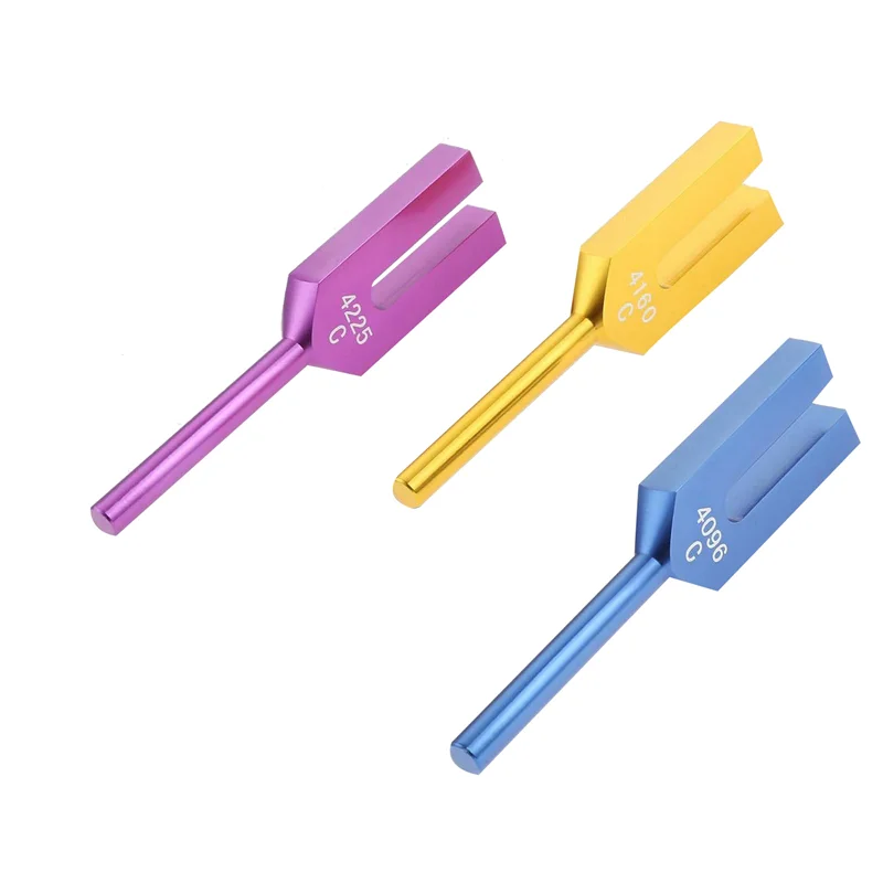 Tuning Forks Set 4096 Hz 4160 Hz 4225 Hz Tuning Forks Set for Sound Healing, Musical Instrument image 5