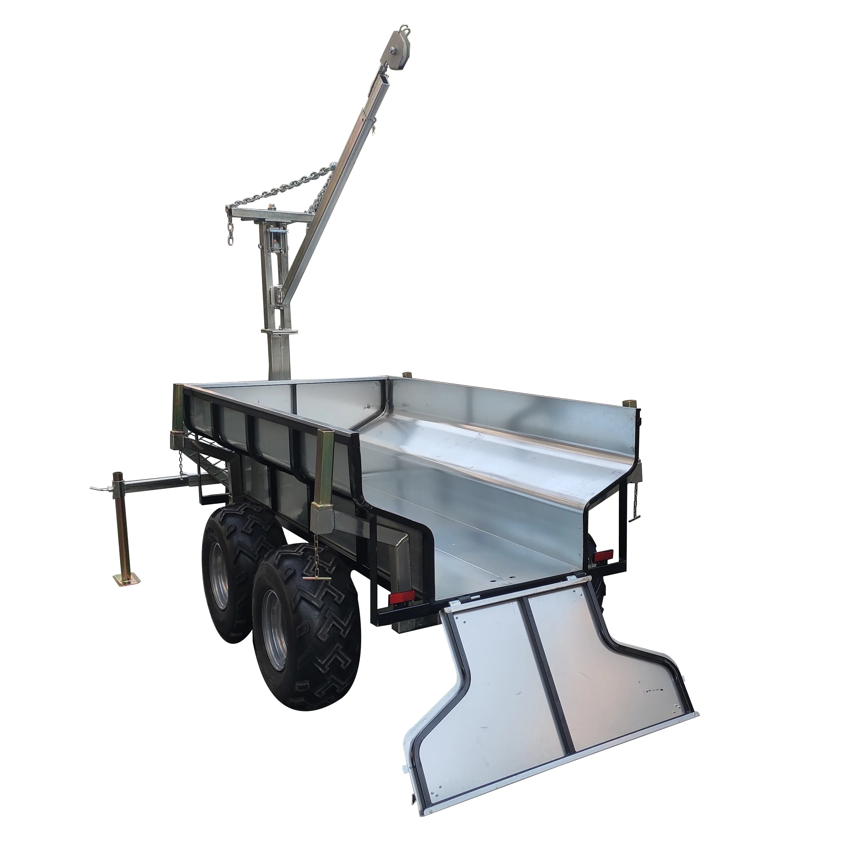 

-Высококачественный фермерский прицеп, деревянный прицеп, прицеп для лесного хозяйства, квадроцикла