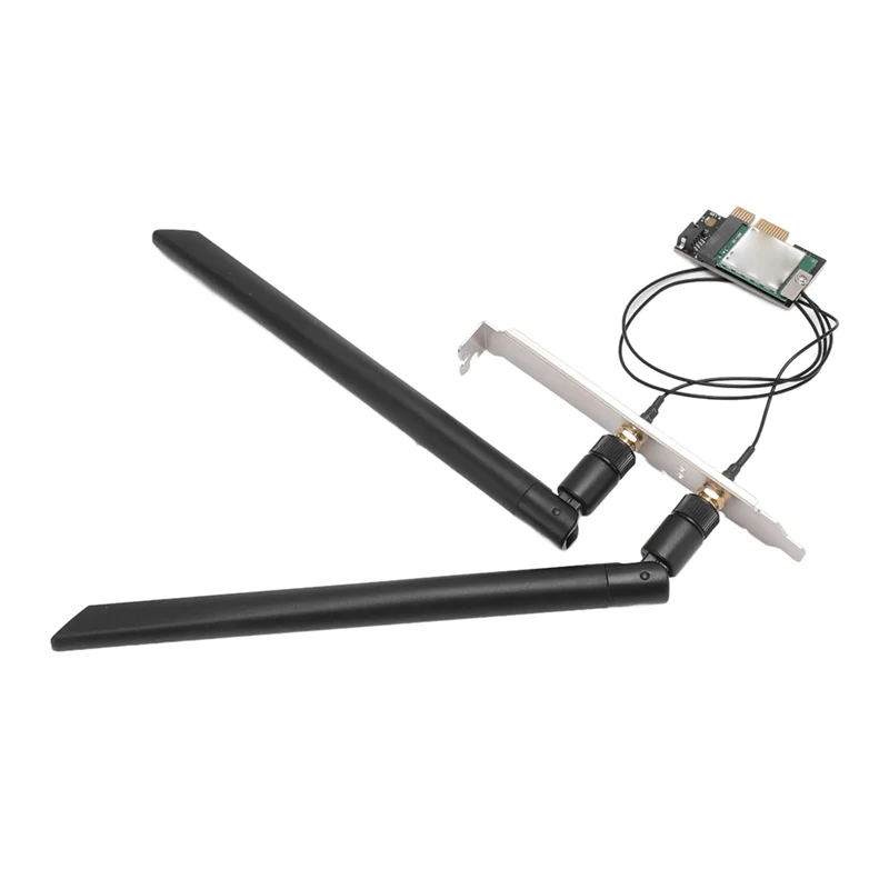 AC56-2.4G/5G Kartu Jaringan Wifi Nirkabel Bluetooth4.0 PCI-E 1X Kartu Adaptor Wifi Desktop Dual Band Nirkabel Desktop 2 Antena