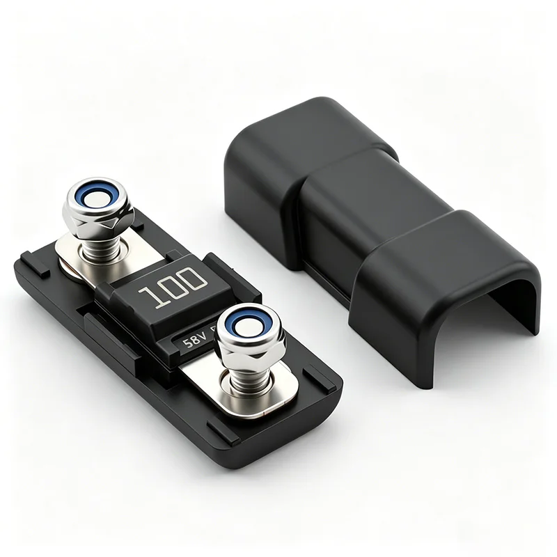 Midi Fuse Holder with Cover ANS-H3 100A In-line Auto Bolt-down Bolt-on Ans Fuse Holder