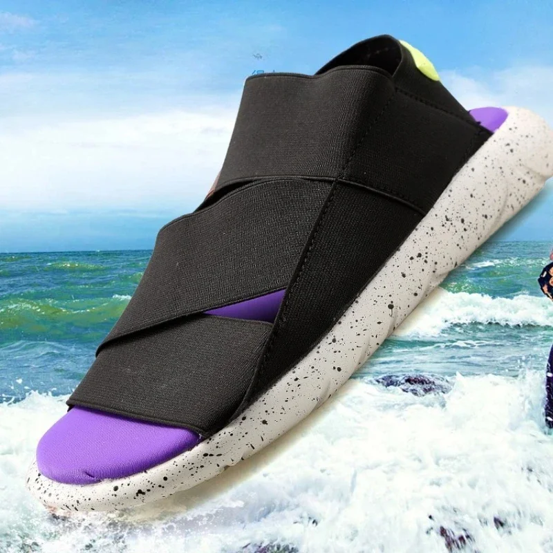 Summer Unisex Sandals Fashion Breathable Ultra Light Beach Shoes Popular for Vacation Anti Slip Men Women Outdoor Casual Shoes