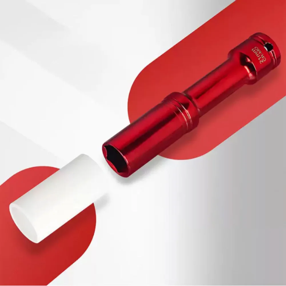 Extra Long Lug Nut Socket Lug Nut Socket Set Color-Coded Sizes Durability And Resistance Easy for access To Tight Spaces