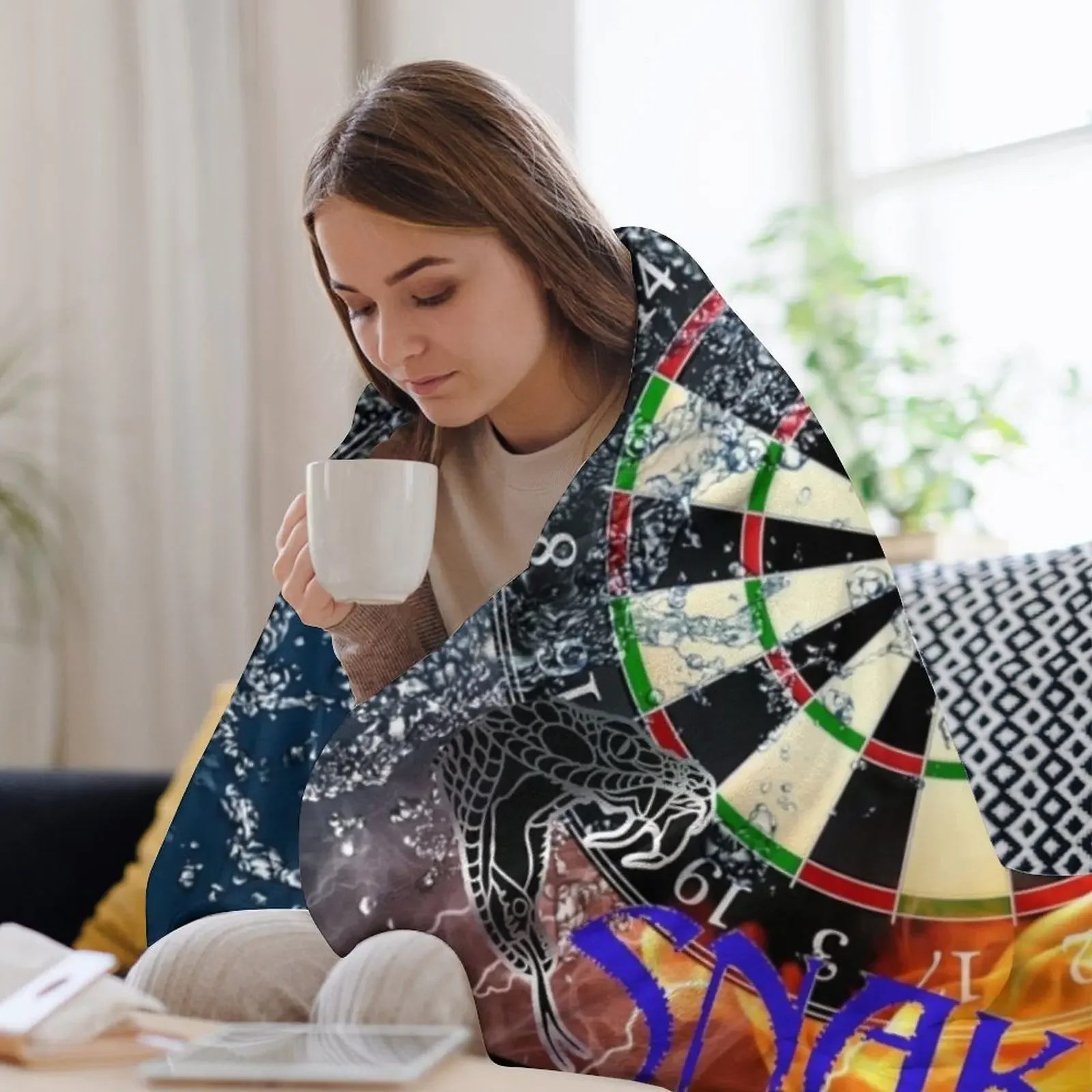 بطانية رمي بيتر رايت سانب بايت هدية شخصية كيس نوم بطانيات تزيين ريتروس