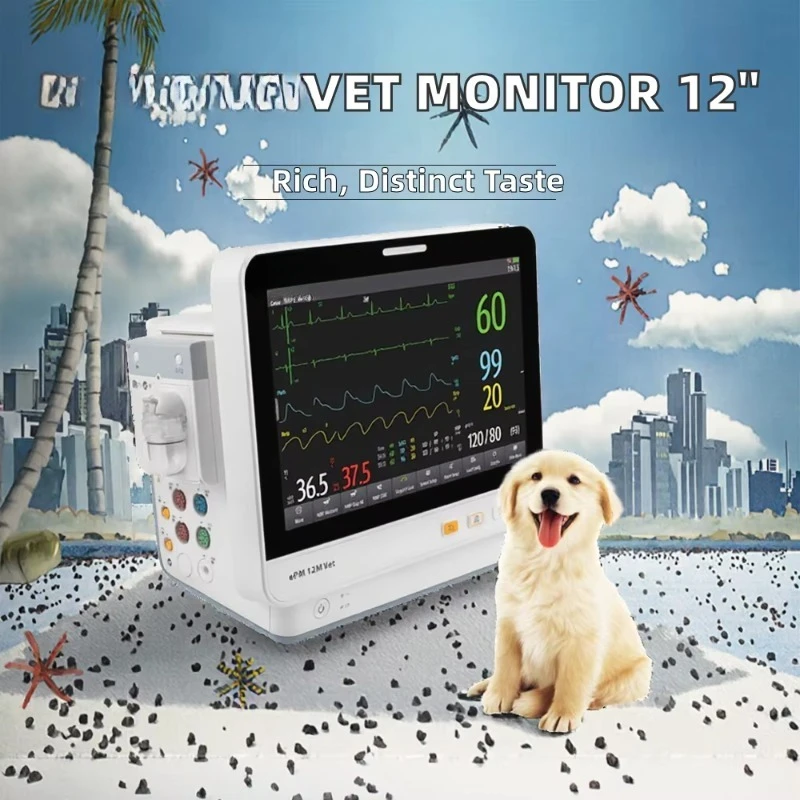 EPM 12M Vet Multi-parameter Veterinary Patient Monitor 12.1
