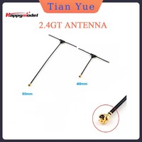 Happymodel 2.4G T Omnidirectional Antenna Suit for ELRS EP1 EP2 Receiver - 40MM/90MM Sizes IPEX/IPX UFL Connector for TBS Tracer