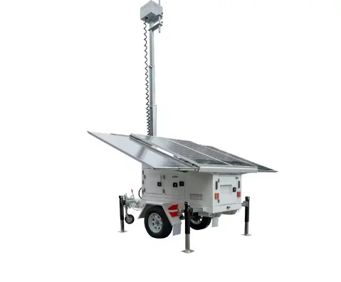 Standard Vehicle Mounted Telescopic Mast Mobile Trailer Tower