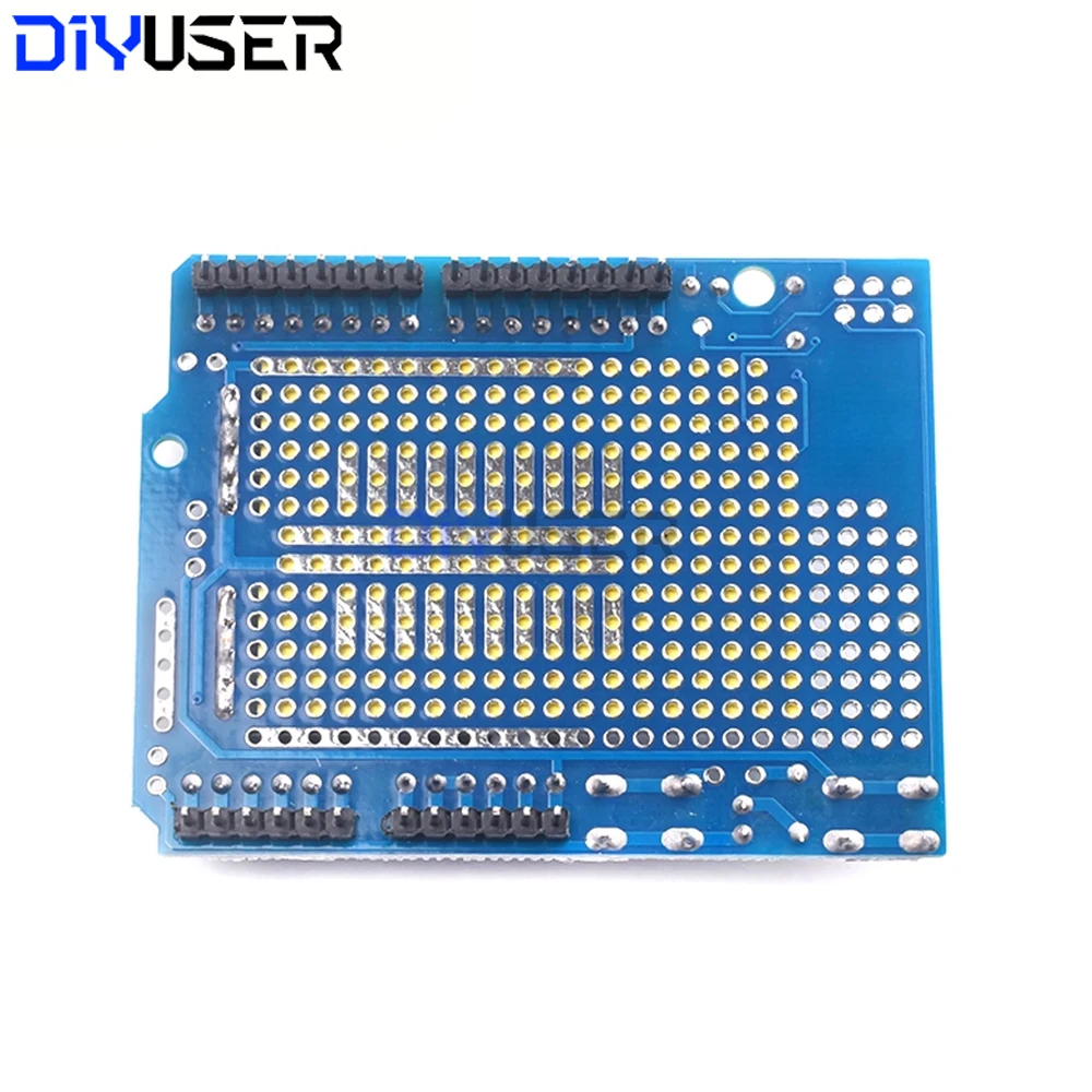 مجموعة لوحة توسيع Arduino UNO Proto Shield مع لوحة تجارب صغيرة SYB-170 لمكونات النموذج الأولي للإلكترونيات DIY