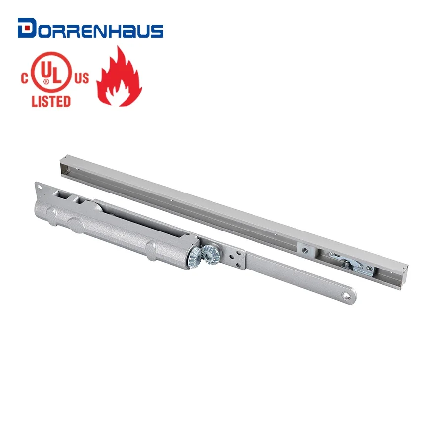 DORRENHAUS D70 UL List Overhead Concealed Cam Action Automatic Hydraulic Door Closer For 20-100kg Door Weight