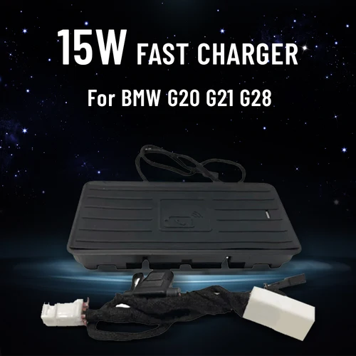 Almohadilla de carga inalámbrica para coche, para BMW G20 G21 G22 G28 3 4 Series G26, soporte para móvil, accesorios de carga rápida